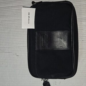 Coach Black Toiletry Bag